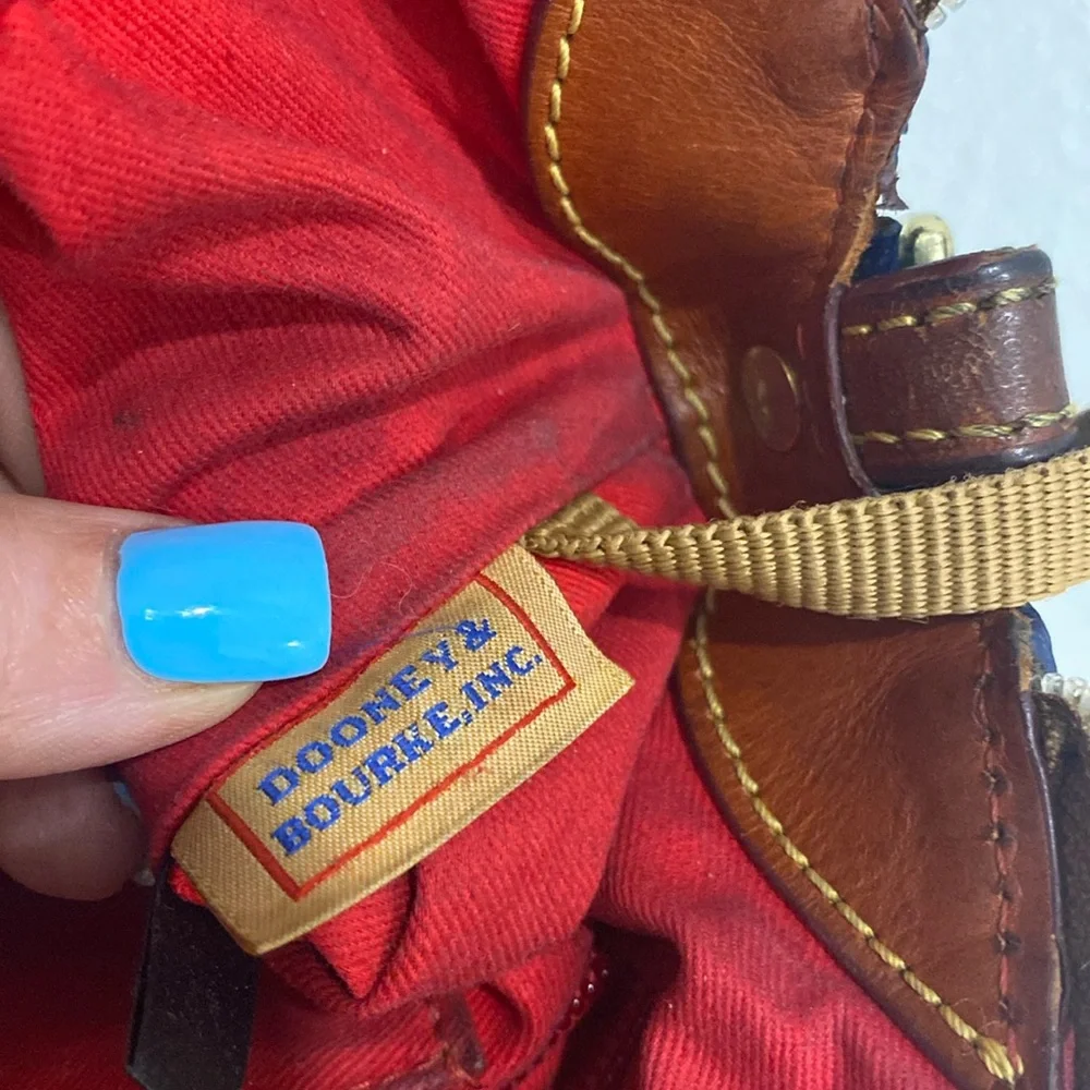 Dooney & Bourke Eva Cork Satchel Shoulder/ Handbag Bag in Navy - Picture 14 of 17